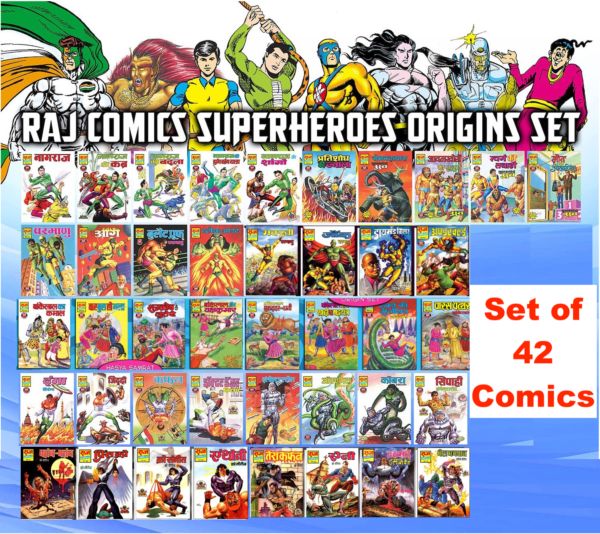 Rajcomics Superheroes Origin sets